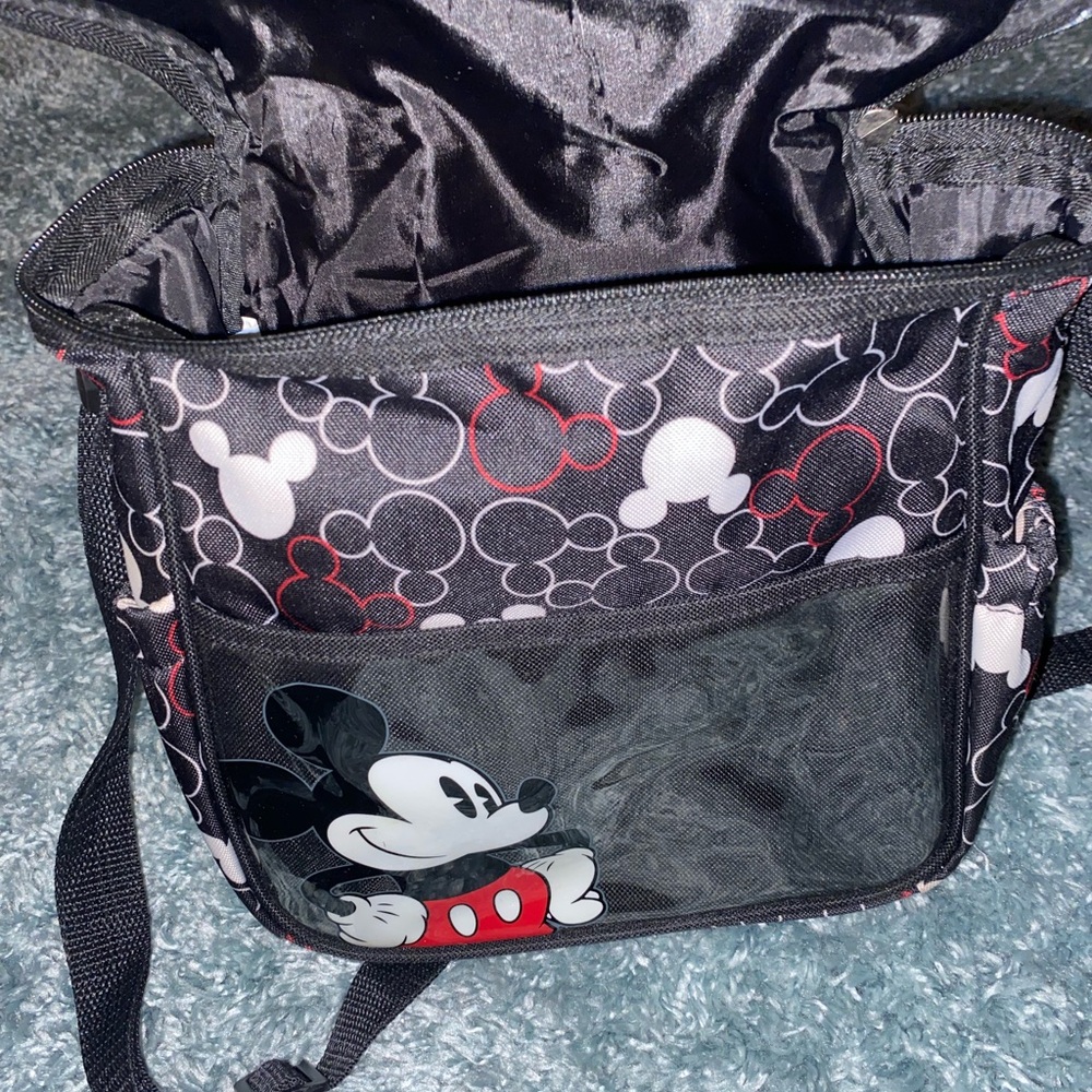 Disney Mickey Mouse Black and Red diaper Bag - Picture 2 of 9